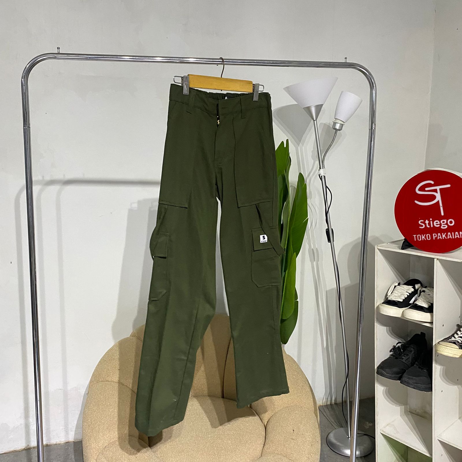 Celana pria stiego cargo soul