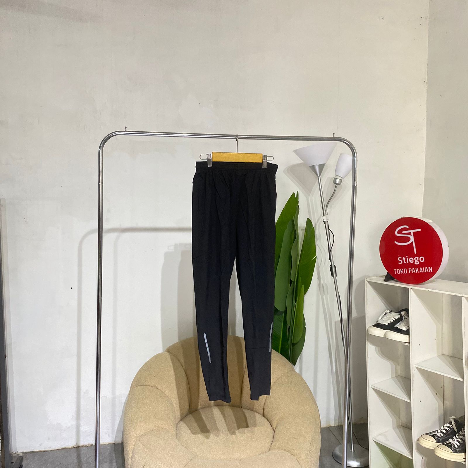 Celana panjang parasut olahraga basic