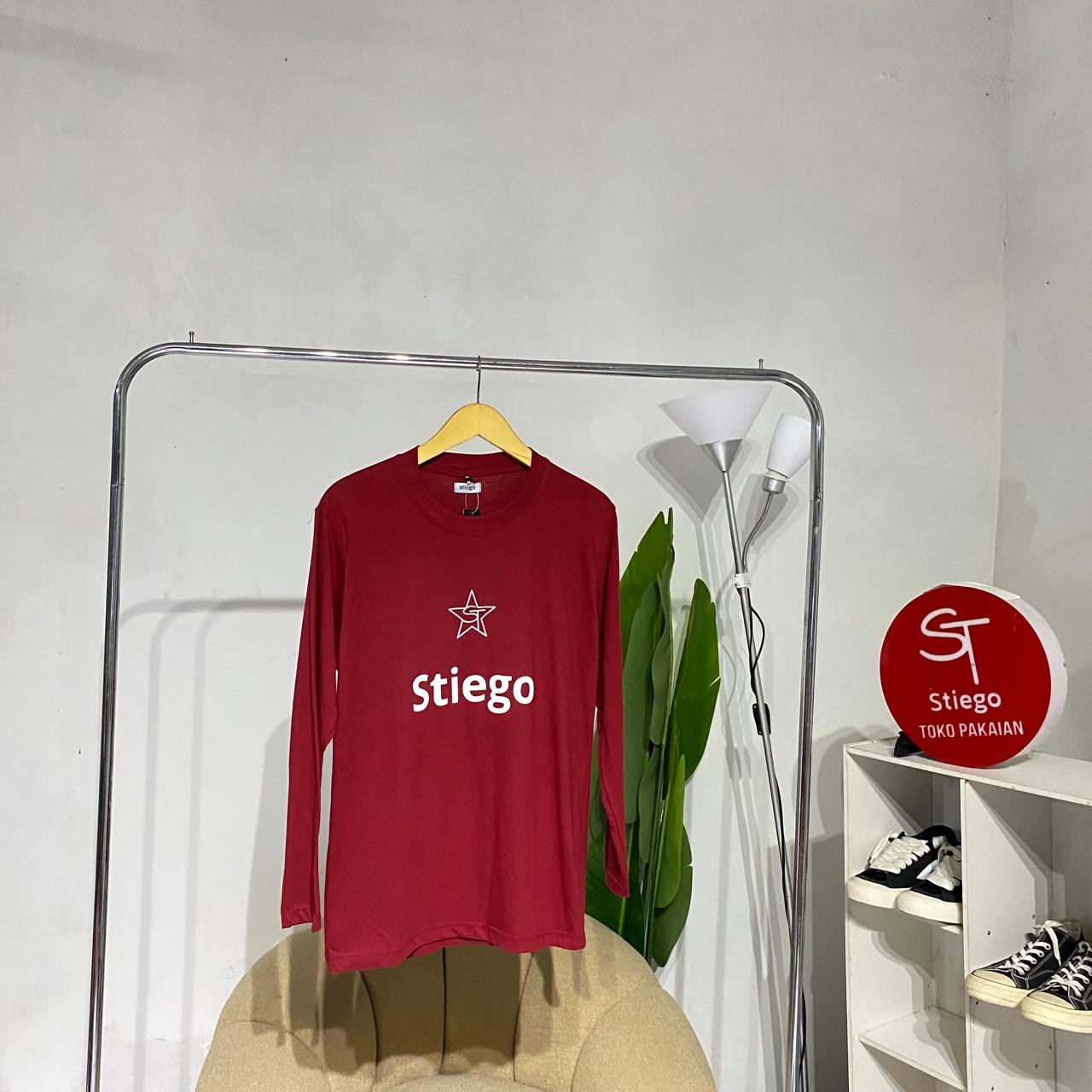 Stiego Kaos Apparel lengan panjang  streetwear star bintang vol 02 (wanita )