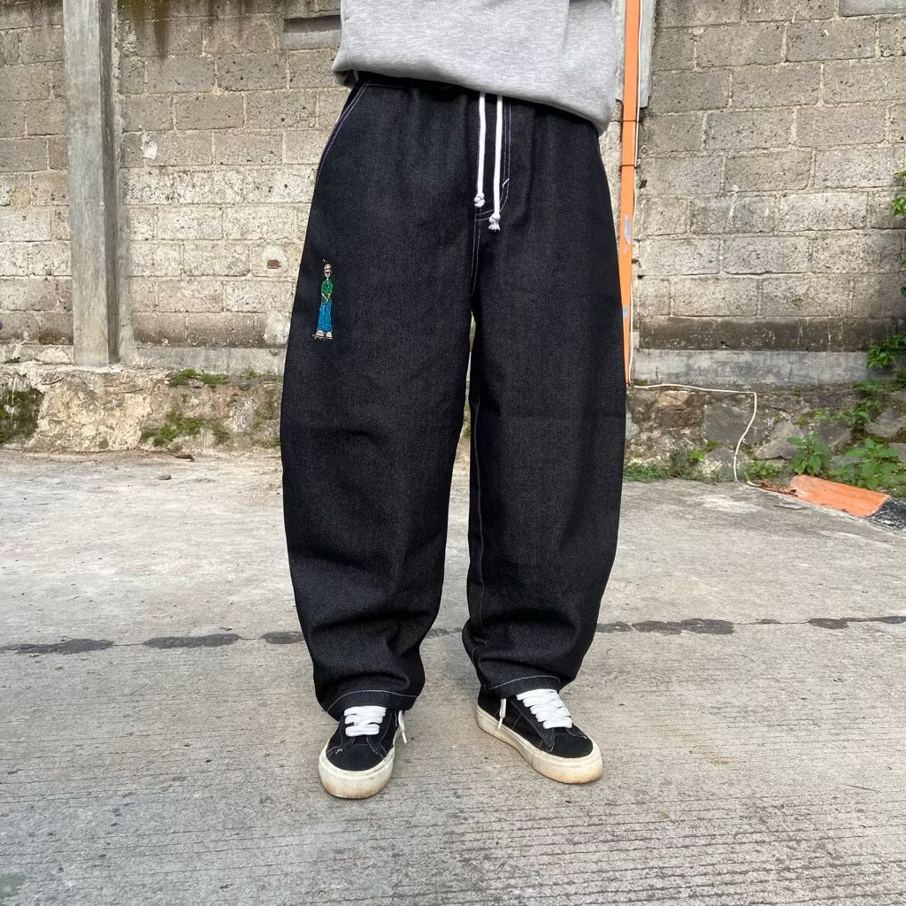 CELANA DENIM BAGGY BALON 13.5 oz | DENIM BALON PANTS VINTAGE CLUB