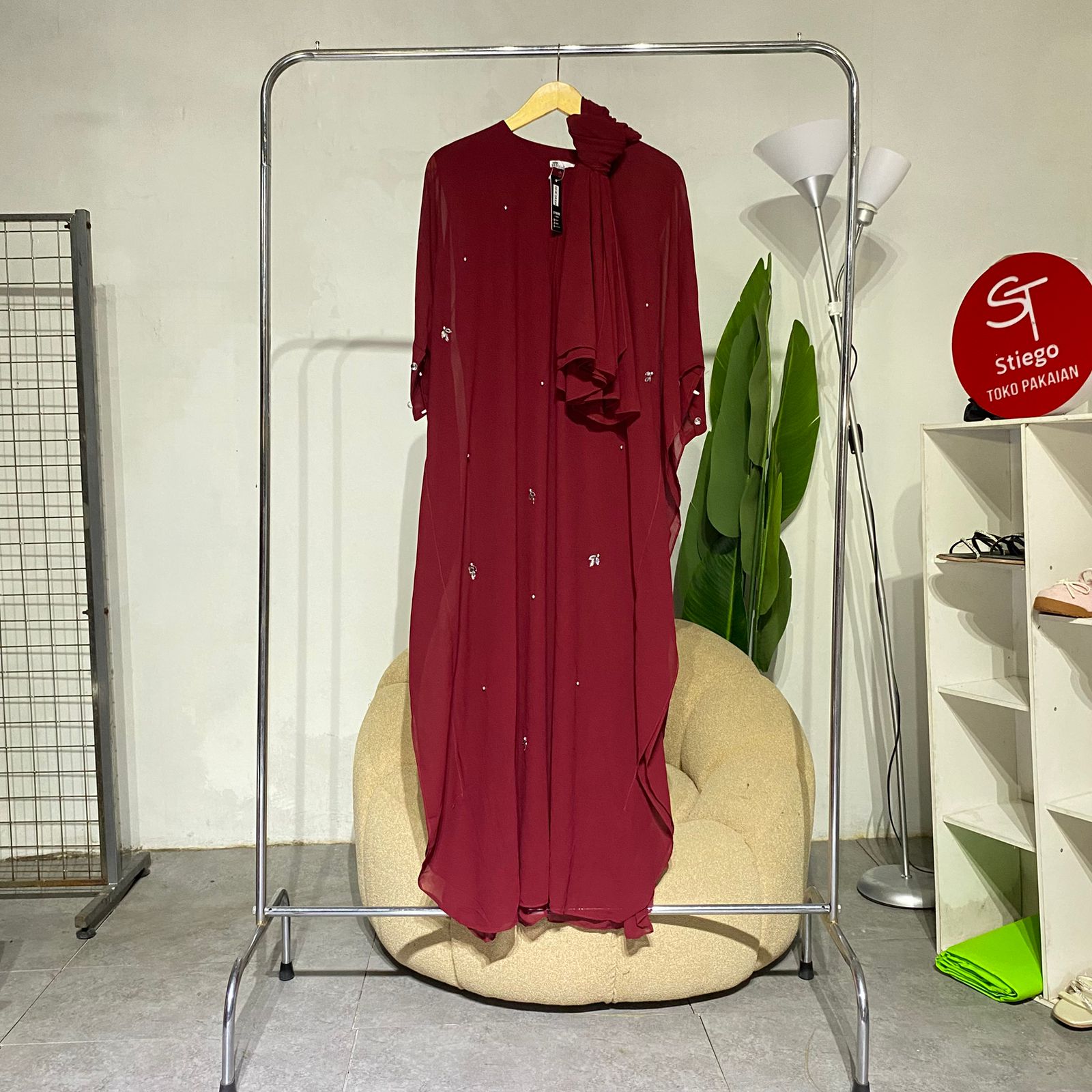 Dress Abaya Oneset 1367
