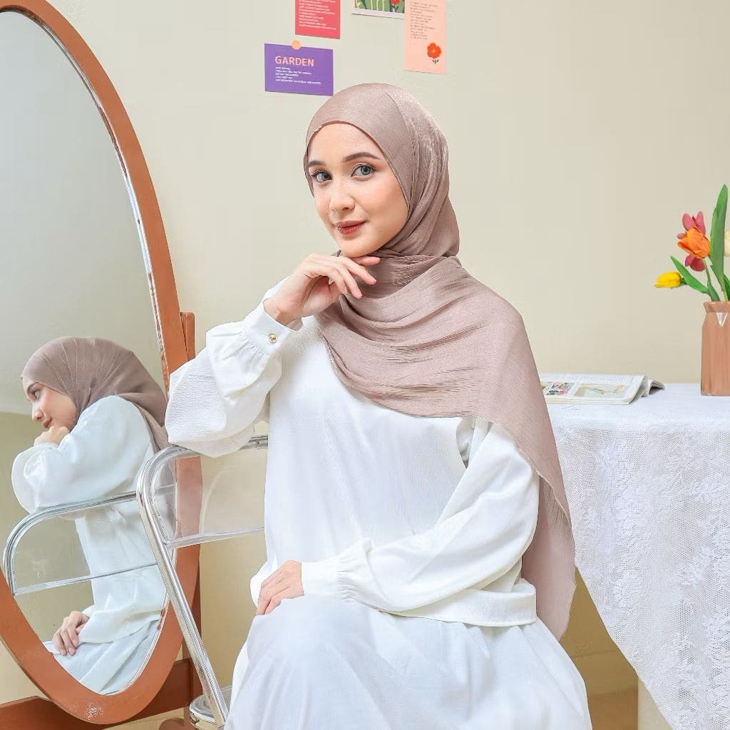 Hijab Pashmina Shimmer Premium slik
