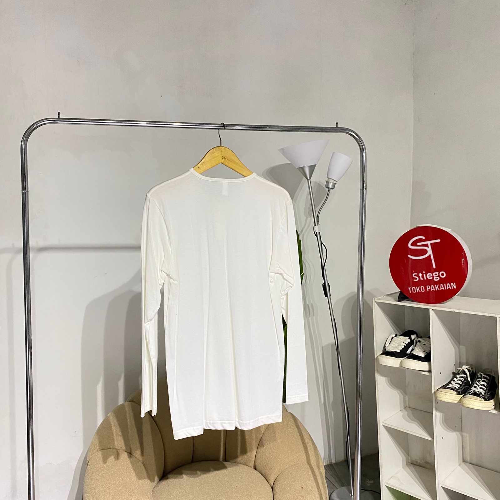 Kaos polos heney Basic  lengan panjang pria