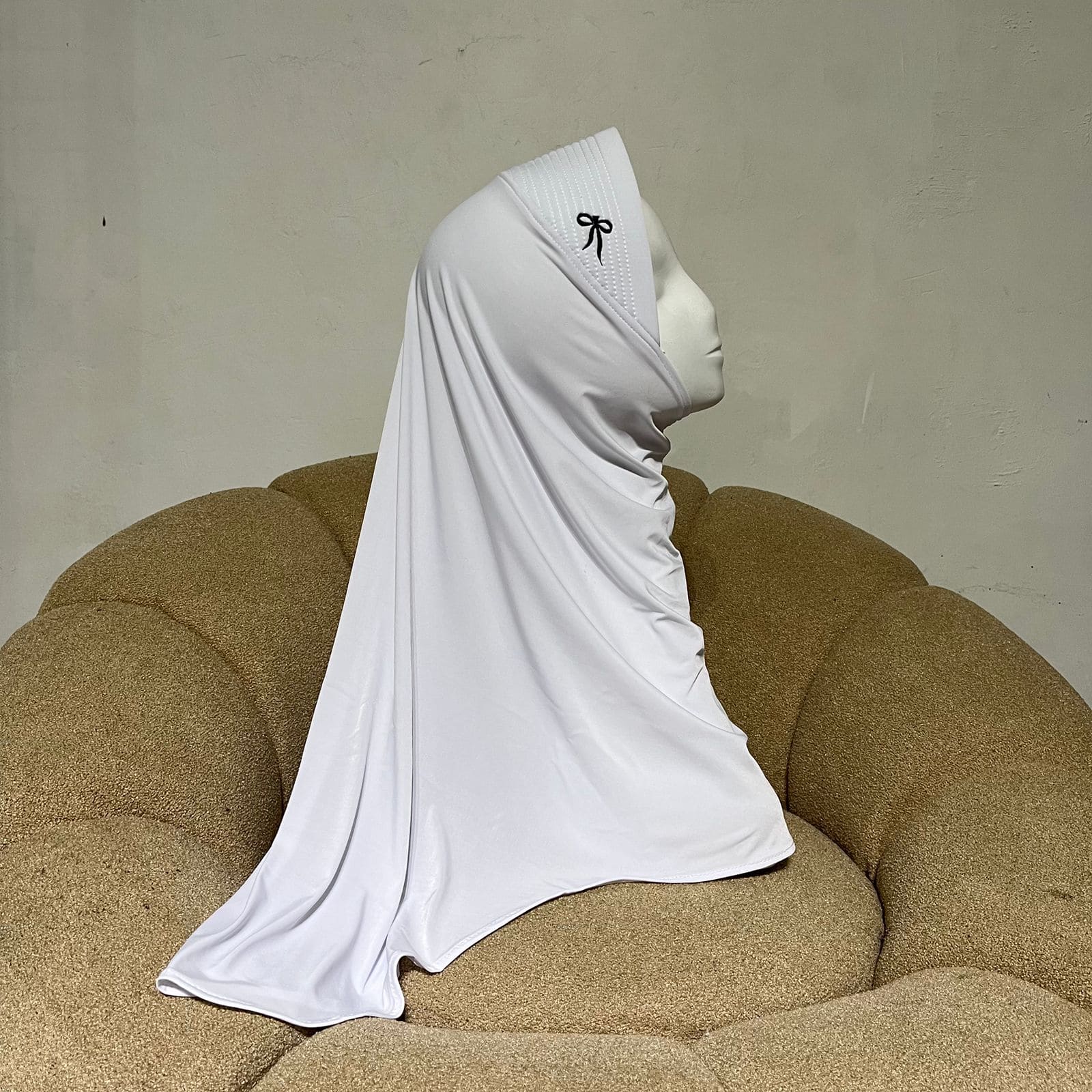 Hijab wanita bergo pita sport (ukuran M)