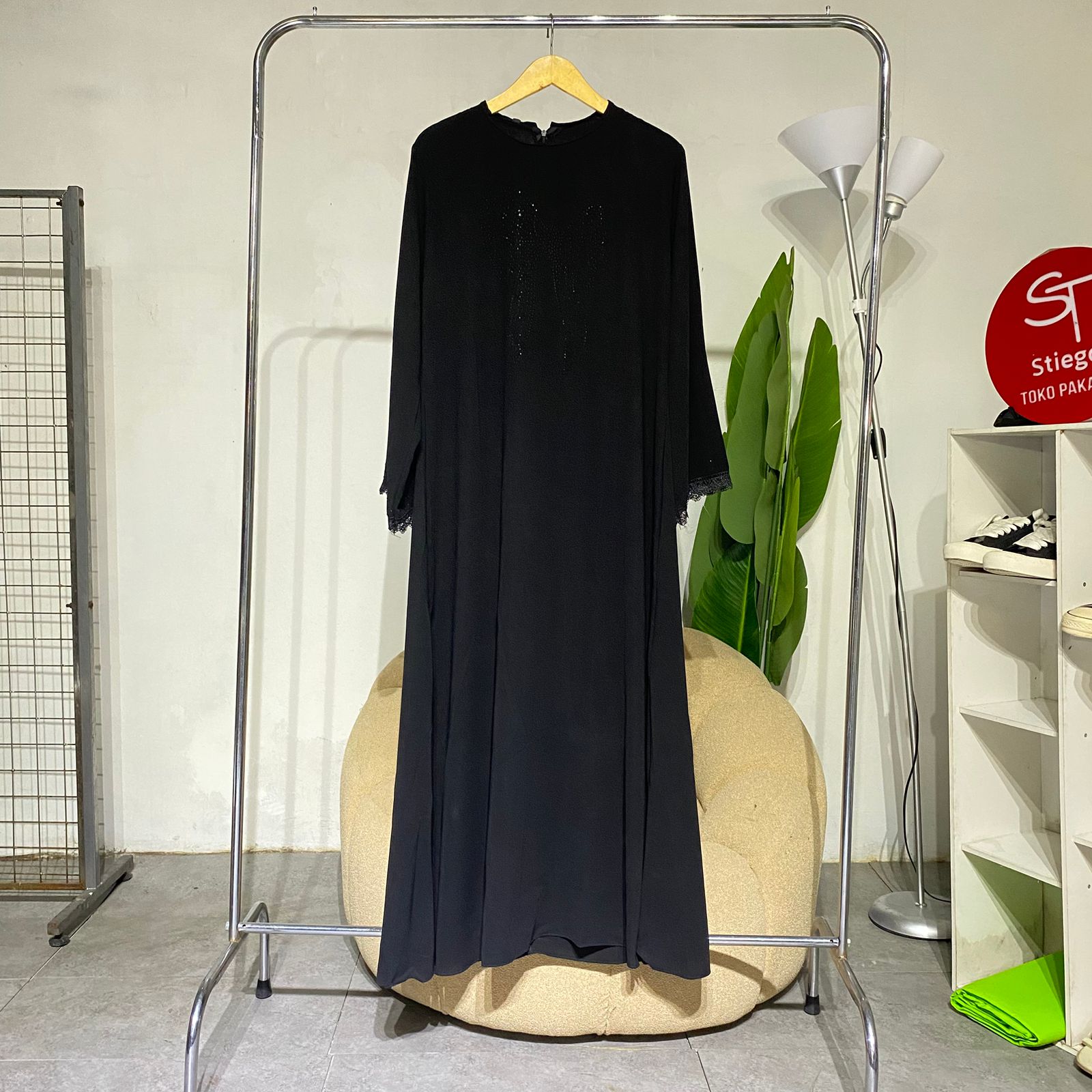 Abaya Coquete Jetblack  wanita