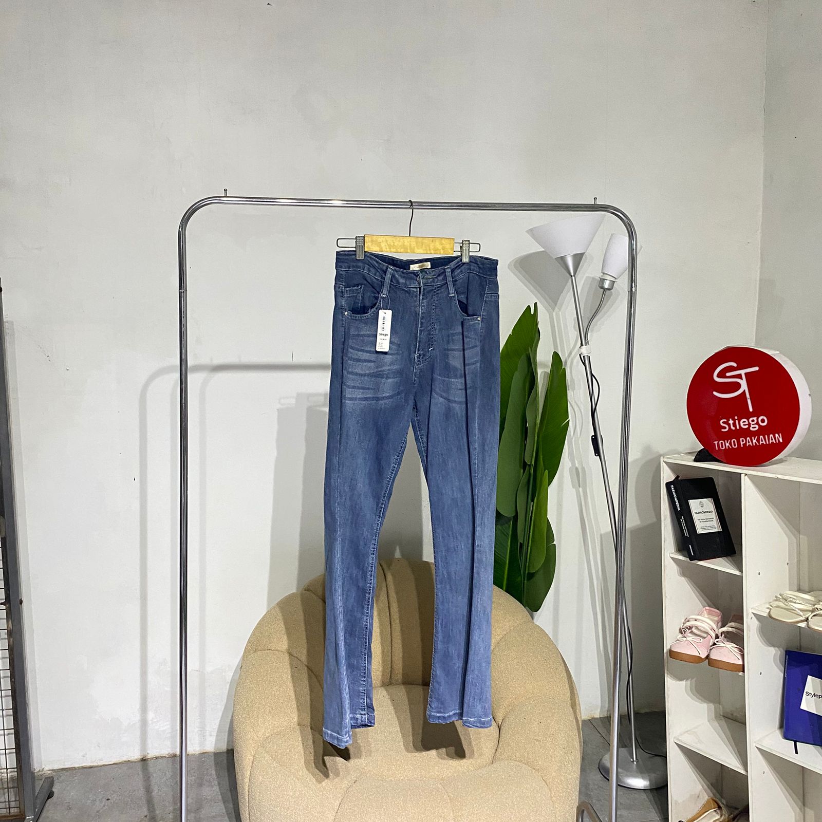Celana wanita jeans cutbray cocolie 1346