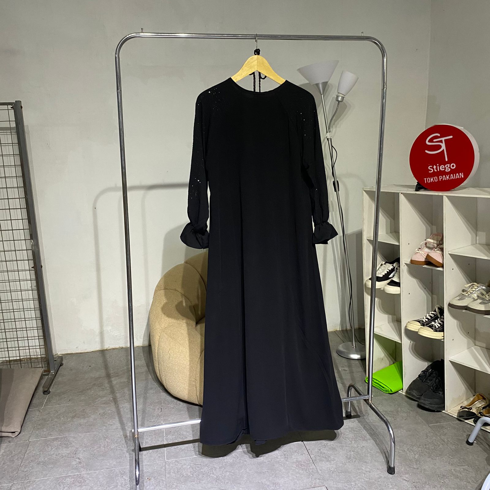 abaya wanita sarah  arab gamis dress
