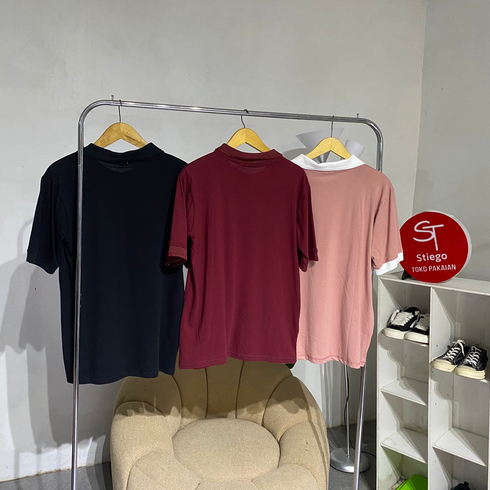 Stiego Kaos Apparel lengan pendek   streetwear star bintang vol 03 ( pria )