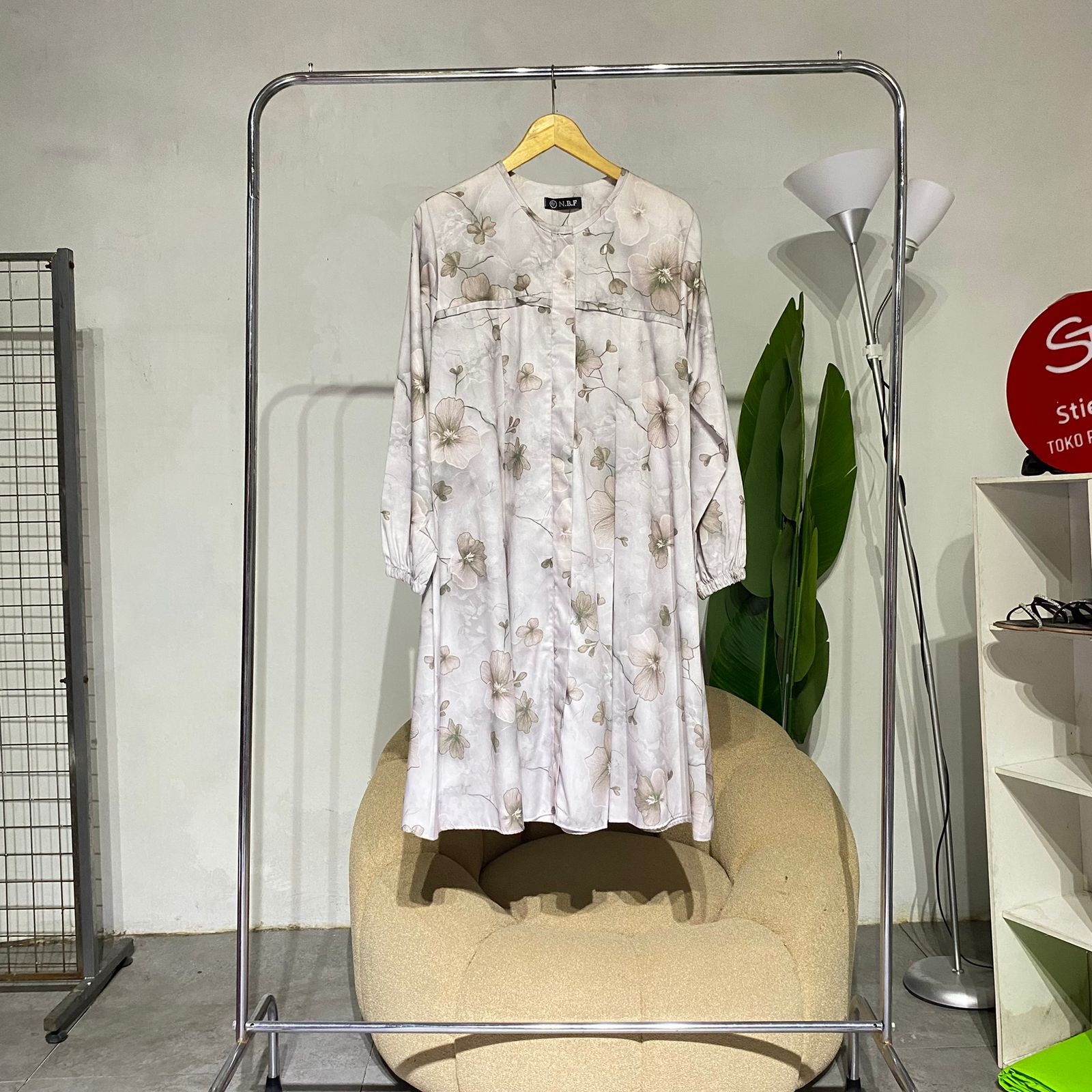 Gamis midi wanita 9917