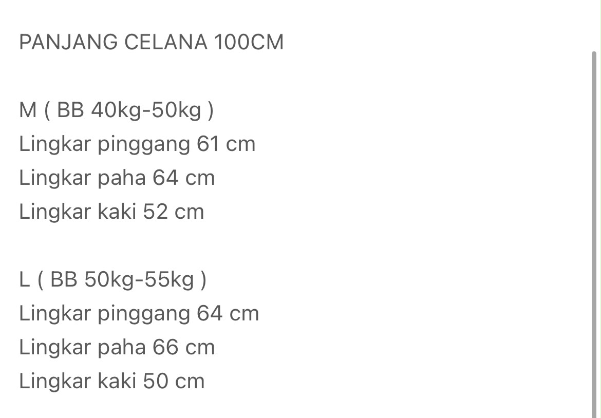 Celana loose pants trousers celana kerja anti kusut